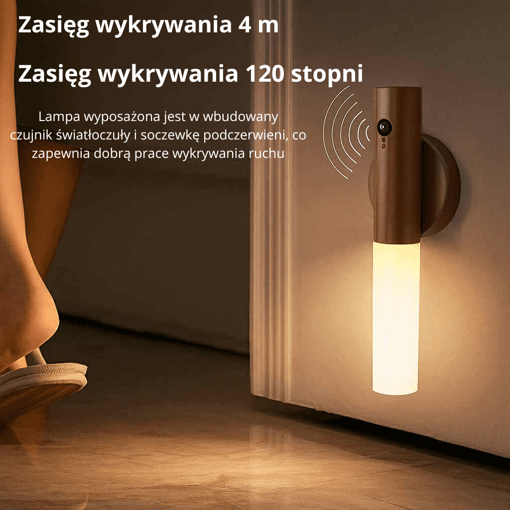 Inteligentna  Lampka Nocna LED WIELOFUNKCYJNA
